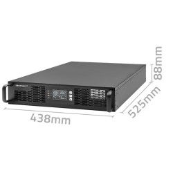Qoltec Zasilacz Awaryjny Ups Do Rack 3Kva 3000W Power Factor 1.0 Lcd Epo Usb On-Line