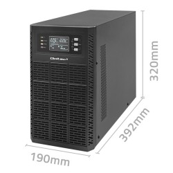 Zasilacz Awaryjny Ups Qoltec 3Kva 3000W Power Factor 1.0 Lcd Epo Usb On-Line