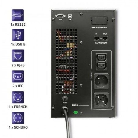 Zasilacz Qoltec 53043 (Mt  3000Va)