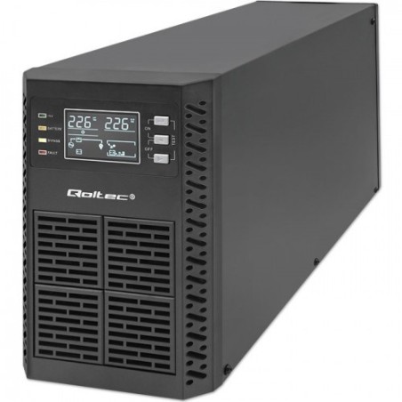 Ups Qoltec 52281 2Kva 2000W (Podwójnej Konwersji (Online)) 3Xgniazdo Sieciowe