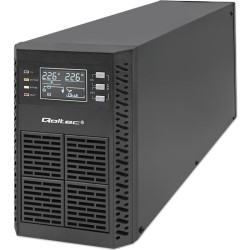 Ups Qoltec 52281 2Kva 2000W (Podwójnej Konwersji (Online)) 3Xgniazdo Sieciowe
