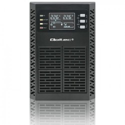Ups Qoltec 52281 2Kva 2000W (Podwójnej Konwersji (Online)) 3Xgniazdo Sieciowe