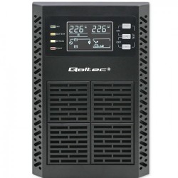Ups Qoltec 52281 2Kva 2000W (Podwójnej Konwersji (Online)) 3Xgniazdo Sieciowe