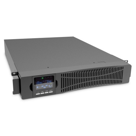 Zasilacz Awaryjny Ups Online Rack 19" Lcd 1000Va/1000W 2X12V/9Ah 8Xc13 1Xc14 Usb Rs232 Rj45 Gł.325Mm