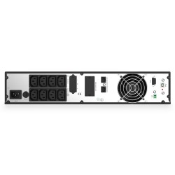 Zasilacz Awaryjny Ups Online Rack 19" Lcd 1000Va/1000W 2X12V/9Ah 8Xc13 1Xc14 Usb Rs232 Rj45 Gł.325Mm