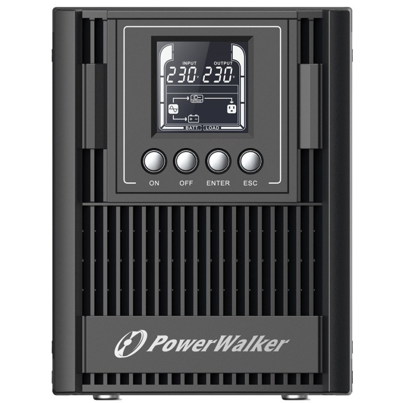 Power Walker Ups On-Line Vfi 1000 At Fr 3X Fr Out, Usb/Rs-232, Lcd, Epo