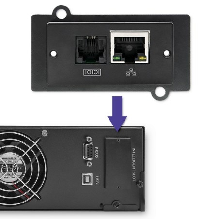 Qoltec Zasilacz Awaryjny Ups Rack | 1Kva | 800W | Lcd
