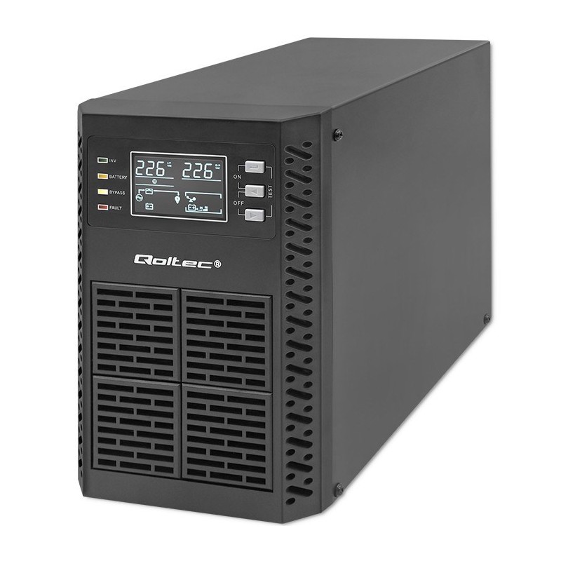 Qoltec Zasilacz Awaryjny Ups 1Kva 1000W Power Factor 1.0 Lcd Epo Usb On-Line