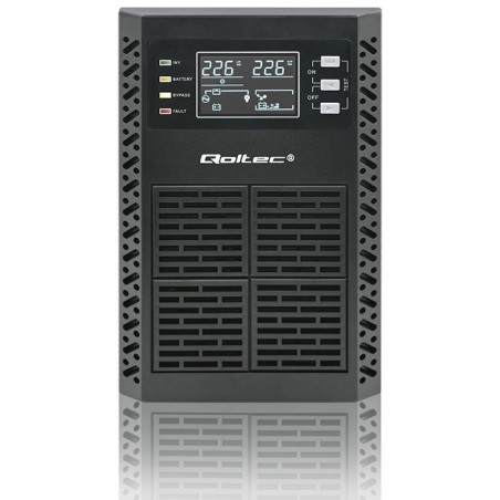 Qoltec Zasilacz Awaryjny Ups 1Kva 1000W Power Factor 1.0 Lcd Epo Usb On-Line
