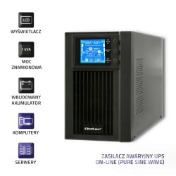 Zasilacz Qoltec 53042 (Mt  1000Va)