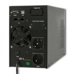 Qoltec 53042 Zasilacz Ups Podwójnej Konwersji (Online) 1 Kva 800 W 2 X Gniazdo Sieciowe