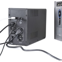 Energenie Zasilacz Awaryjny Ups Avr 2000Va Lcd, 3X C13, 2X Schuko, Usb, Rj45