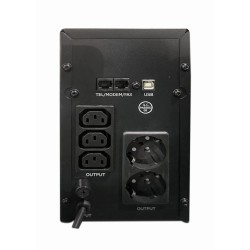 Energenie Zasilacz Awaryjny Ups Avr 2000Va Lcd, 3X C13, 2X Schuko, Usb, Rj45