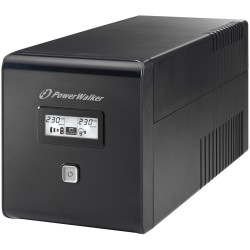 Power Walker Ups Line-In Vi 1000 Lcd 1000Va, 2X Schuko+2X Iec C13, Rj11/45, Usb, Lcd