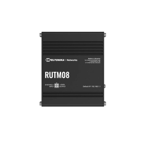 Teltonika Rutm08 Ruter Gigabit Ethernet Czarny