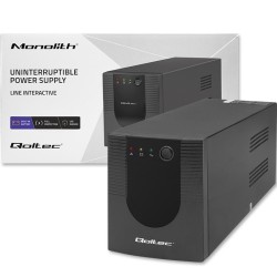 Qoltec 53777 Zasilacz Ups Technologia Line-Interactive 2 Kva 1200 W 4 X Gniazdo Sieciowe
