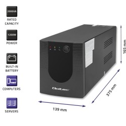 Qoltec Zasilacz Awaryjny Ups Line Interactive Monolith | 2000Va | 1200W