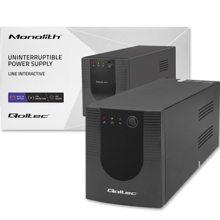 Qoltec Zasilacz Awaryjny Ups Line Interactive Monolith | 2000Va | 1200W