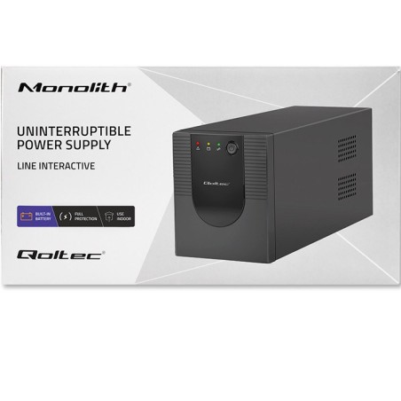 Qoltec Zasilacz Awaryjny Ups Line Interactive Monolith | 2000Va | 1200W
