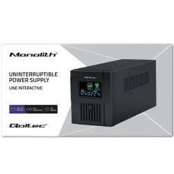 Qoltec Zasilacz Awaryjny Ups Line Interactive | Monolith | 1500Va | 900W | Lcd | Usb