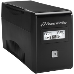 Powerwalker Vi 850 Lcd Zasilacz Ups Technologia Line-Interactive 0,85 Kva 480 W
