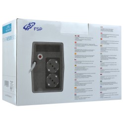 Fsp Fp 800 Zasilacz Ups 0,8 Kva 480 W 2 X Gniazdo Sieciowe