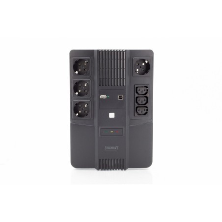 Ups Ups Line-Interactive 800Va/480Wavr 4Xschuko 3Xiec C13 1Xusb A 1X Usb B Rj45
