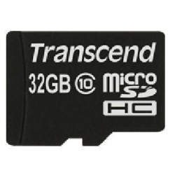Sd Microsd Card  32Gb Transcend Sdhc Class10 W/Adapter