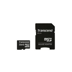 Sd Microsd Card  32Gb Transcend Sdhc Class10 W/Adapter