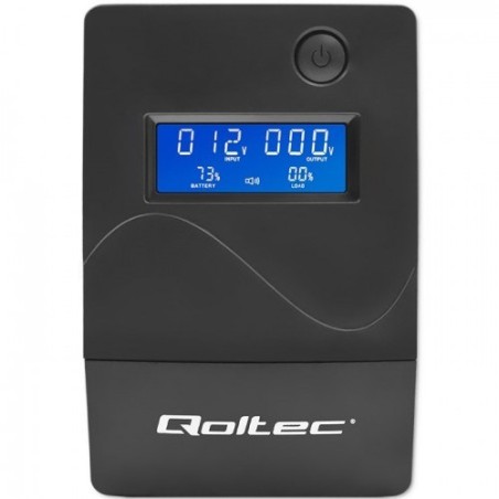 Qoltec Monolith Zasilacz Ups Podwójnej Konwersji (Online) 1 Kva 600 W 2 X Gniazdo Sieciowe