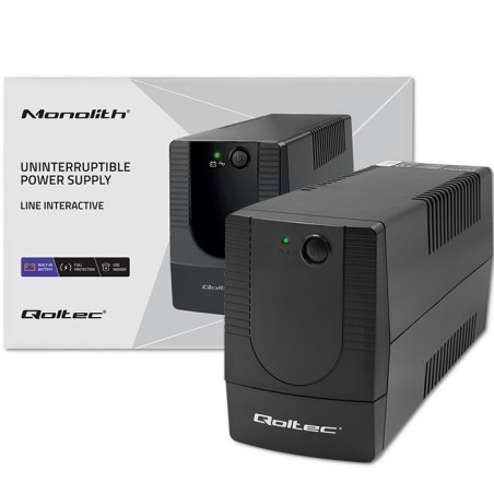 Qoltec Zasilacz Awaryjny Ups Line Interactive | Monolith | 1000Va | 600W