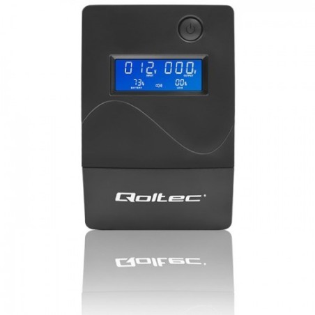 Qoltec Zasilacz Awaryjny Ups 450Va | 240W | Lcd | Usb | Rj45