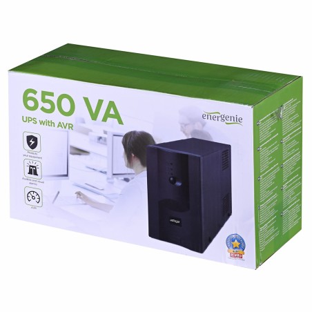 Zasilacz Awaryjny Ups Energenie Power Cube Ups-Pc-652A (Desktop, Twr  650Va)