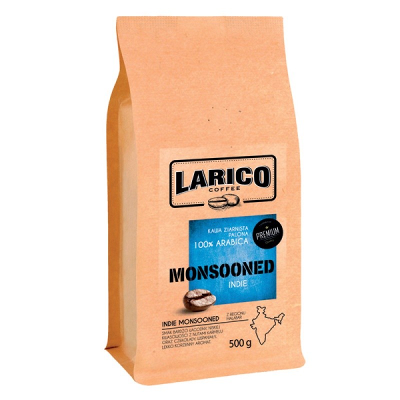 Kawa Ziarnista Larico Monsooned 500G.