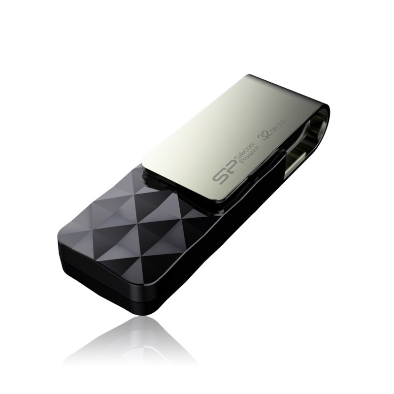 Pendrive Silicon Power Blaze B30 32Gb Usb 3.1 Kolor Czarny (Sp032Gbuf3B30V1K)