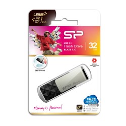 Pendrive Silicon Power Blaze B30 32Gb Usb 3.1 Kolor Czarny (Sp032Gbuf3B30V1K)