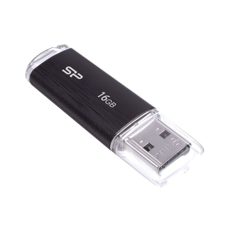 Pendrive Silicon Power Ultima U02 16Gb Usb 2.0 Kolor Czarny (Sp016Gbuf2U02V1K)