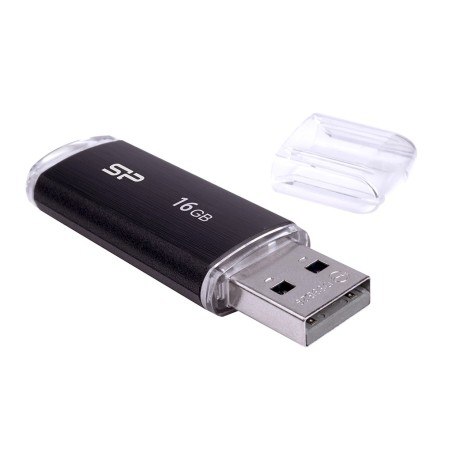 Pendrive Silicon Power Ultima U02 16Gb Usb 2.0 Kolor Czarny (Sp016Gbuf2U02V1K)