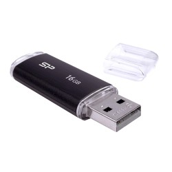 Pendrive Silicon Power Ultima U02 16Gb Usb 2.0 Kolor Czarny (Sp016Gbuf2U02V1K)