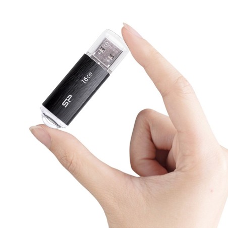 Pendrive Silicon Power Ultima U02 16Gb Usb 2.0 Kolor Czarny (Sp016Gbuf2U02V1K)