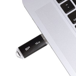 Pendrive Silicon Power Ultima U02 16Gb Usb 2.0 Kolor Czarny (Sp016Gbuf2U02V1K)