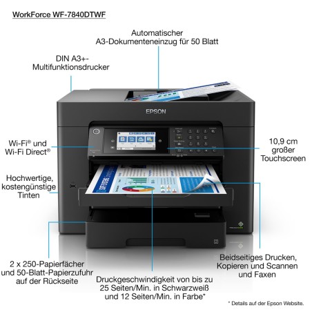 Urządzenie Wielofunkcyjne Epson Wf-7840Dtwf Workforce