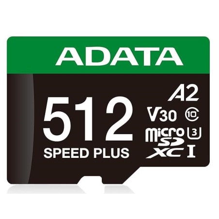 Karta Pamięci Memory Micro Sdxc 512Gb Uhs-I Adata Ud512Gui3V30A2Sp-Ra1