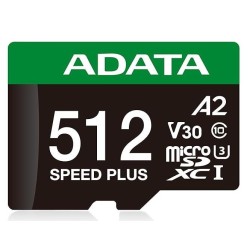 Karta Pamięci Memory Micro Sdxc 512Gb Uhs-I Adata Ud512Gui3V30A2Sp-Ra1