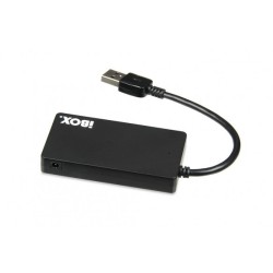 Hub Ibox Usb 3.0 Czarny 4-Porty, Slim Iuh3F56 (4X Usb 3.0  Kolor Czarny)