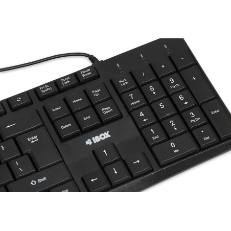 Ibox Klawiatura Przewodowa Eris, Black