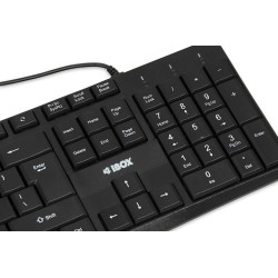 Ibox Klawiatura Przewodowa Eris, Black