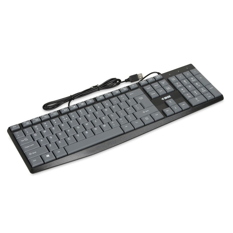 Ibox Klawiatura Przewodowa Eris, Grey