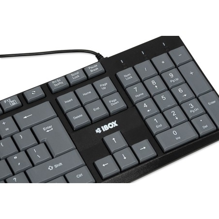 Ibox Klawiatura Przewodowa Eris, Grey