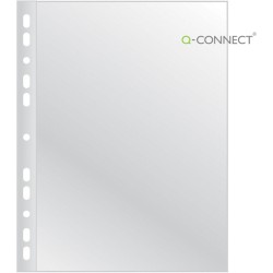 Koszulki Q-Connect A4/90Μm Poszerzane Krystaliczne (50)